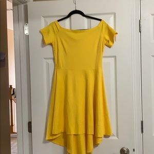 Yellow Dress with short Sleeves